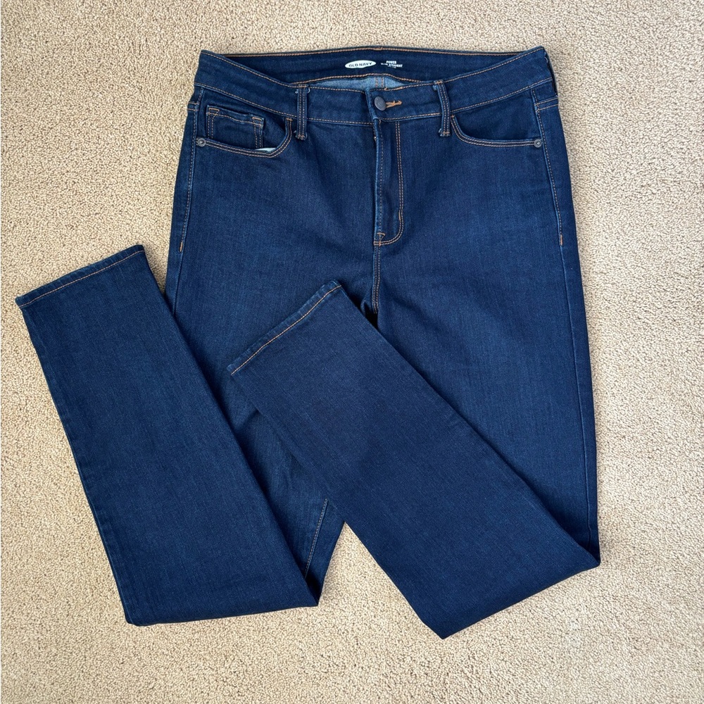 Old Navy Women's Dark Blue Skinny Jeans